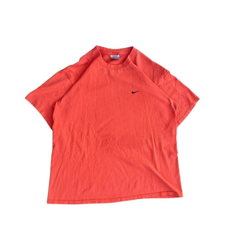 Nike Men's Orange and Red T-shirt